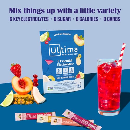 Ultima Replenisher Daily Electrolyte Drink Mix Original Variety, 20 Stickpacks Q7947