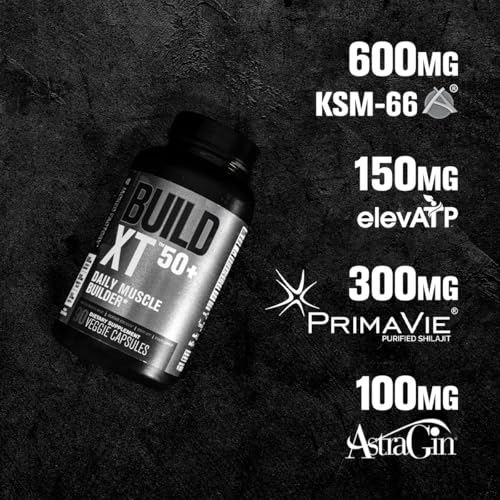 Jacked Factory Build-XT Daily Muscle Builder Supplement - 60 Veggie Pills C560