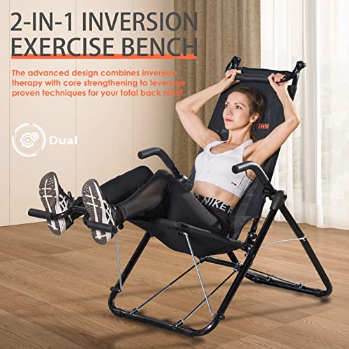 BODYRHYTHM Core & Ab Lounge Workout Chair, Black K63330