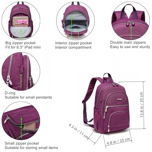 AOTIAN Mini Daypack Anti-Theft Backpack for Hiking Travel Sports Q2328