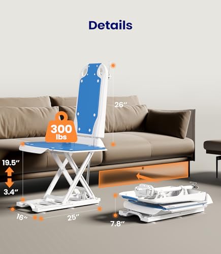 MAIDeSITe Electric Chair Lift for Elderly, Stand Up Support Up to 300 LBS E586427