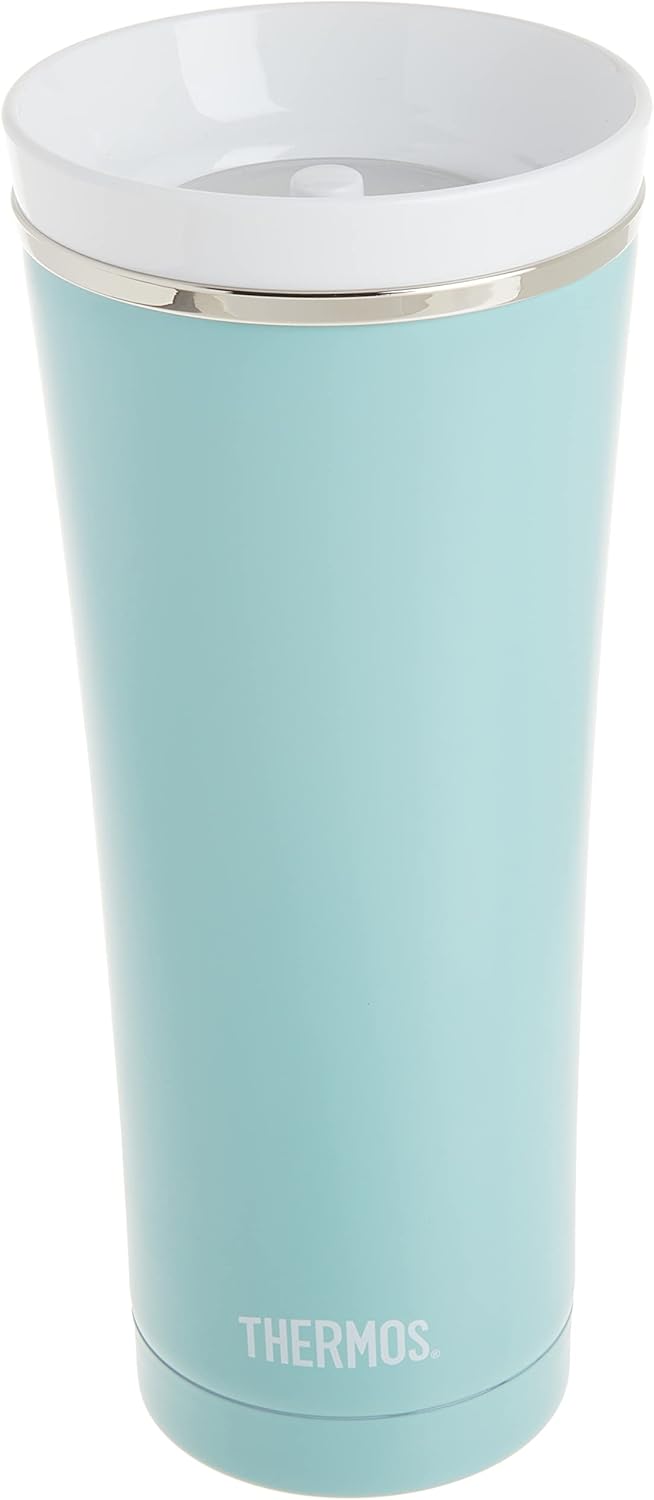 Thermos Sipp Stainless Steel 16 Ounce Travel Tumbler, Matte Turquoise (NS105TQ4)