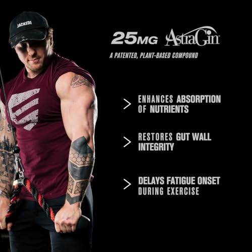 Jacked Factory Build-XT Daily Muscle Builder Supplement - 60 Veggie Pills C560