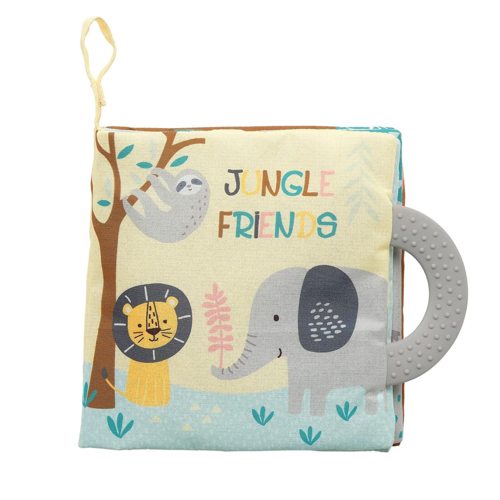 Lambs & Ivy Jungle Friends Soft Book & Elephant Plush Toy Set Y886576