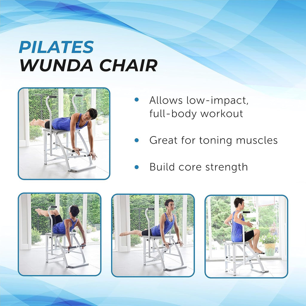 AeroPilates Precision Pilates Chair - Home Gym Workout Machine P769451