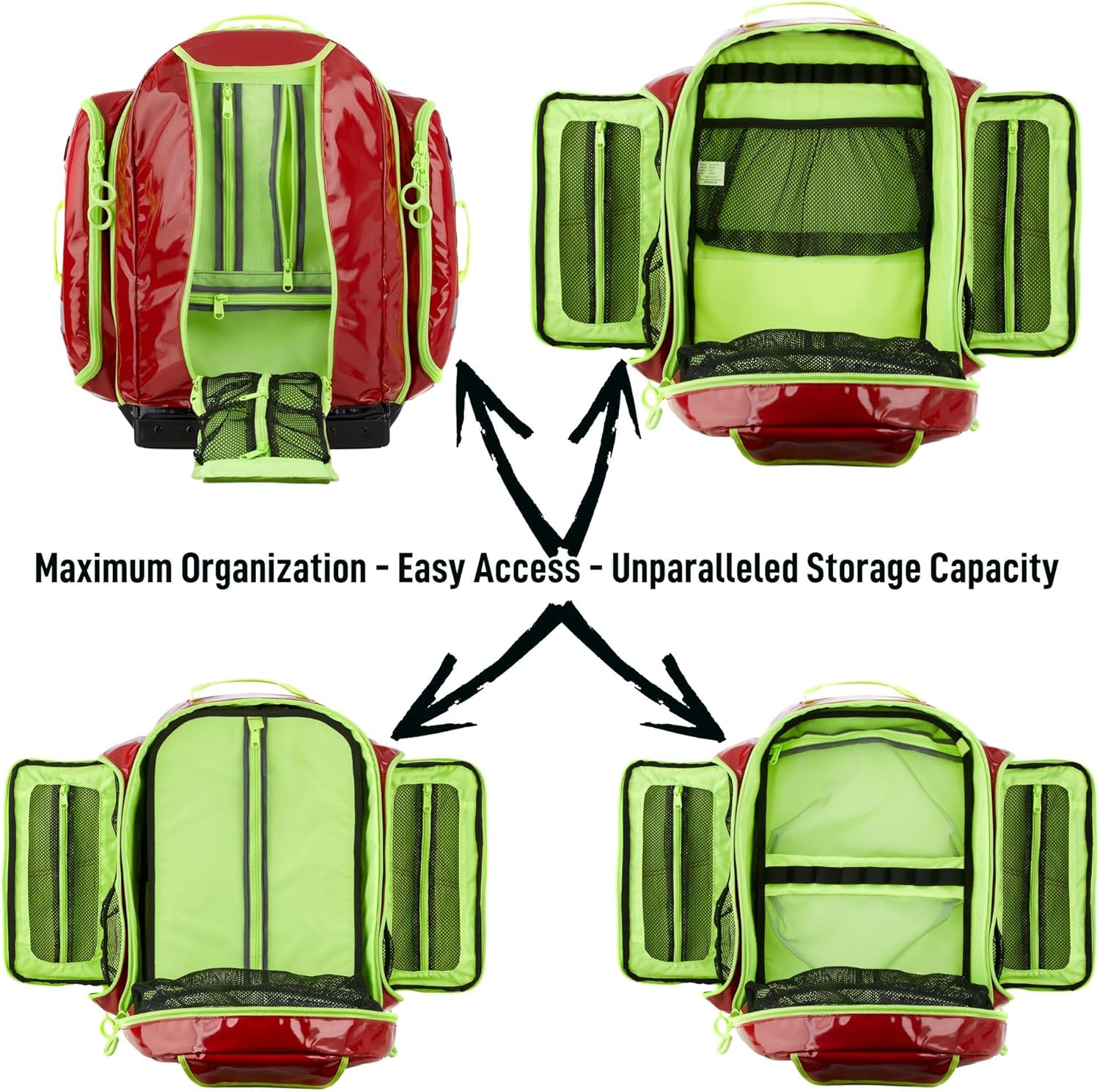 Statpacks New G3+ Load N Go BLS ALS Medic Backpack Jump Bag for EMS, Firefighters, Police, and Trainers (Black) R406515