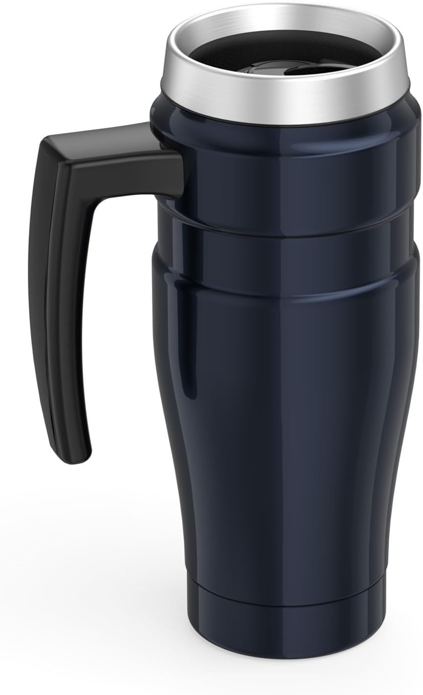THERMOS Stainless King Vacuum-Insulated Travel Mug, 16 oz, Blue V489