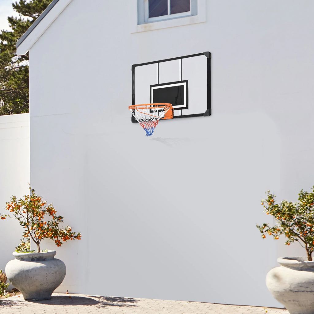 Soozier Wall Mounted Basketball Hoop Shatter Proof Backboard B958562