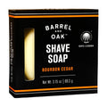 Barrel and Oak - Classic Shave Soap, Men's Shaving Soap, Conditioning Shave Soap, Cleanses & Moisturizes, Rich Lather for Traditional Wet Shave, Certified Sustainable Palm Oil (Bourbon Cedar, 3.15 oz)