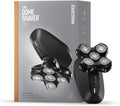 MANSCAPED® The Dome Shaver™ PRO Head Shaver for Bald Men – Five Rotary Blade Design with SkinSafe® & FlexAdjust Technology, Waterproof, USB-C & Wireless Charging Compatible with Travel Lock