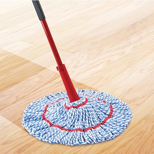 O-Cedar MicroTwist MAX Microfiber Twist Mop with 2 Extra Refills, Hands-Free Wringing, 18-Inch Mop Head A9926