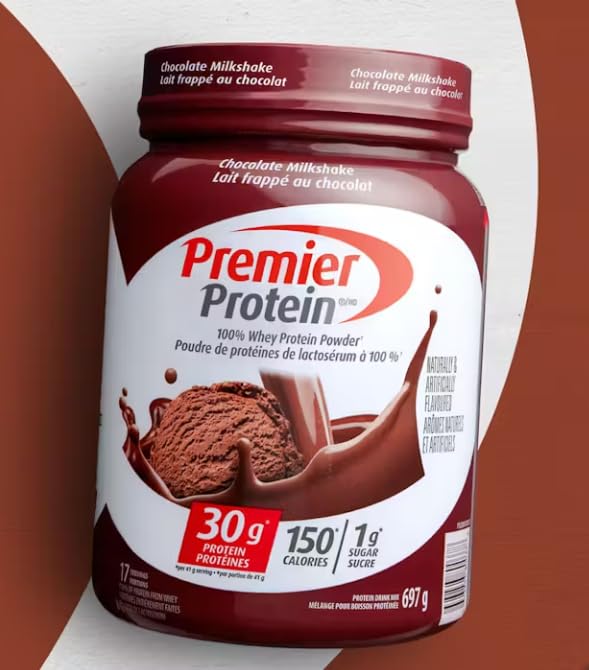 Premier Protein Powder, Vanilla Milkshake, 30g Protein, 17 Servings V9109