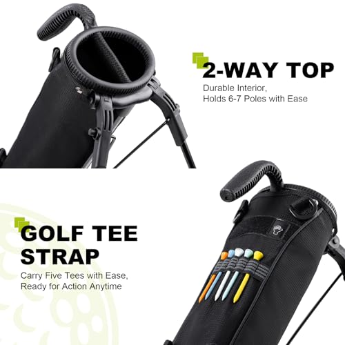 Golf Lightweight Stand Carry Bag for Pitch n Putt, Driving Range, Par 3 Courses P301038