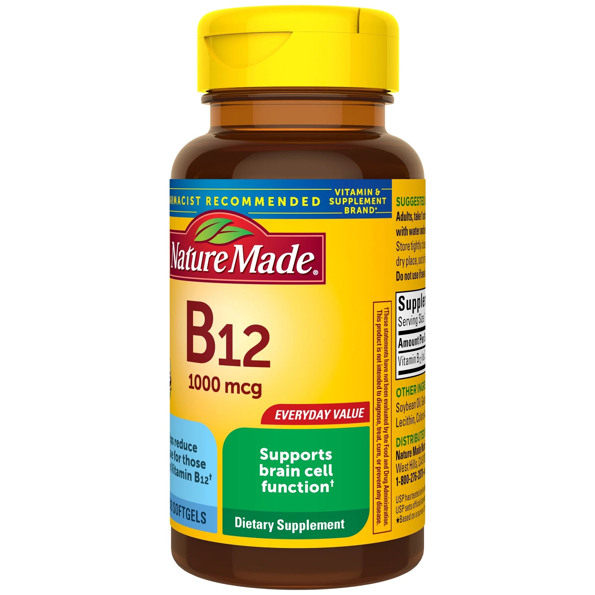 Nature Made Vitamin B12 1000 mcg Softgels, 310 Count D84526