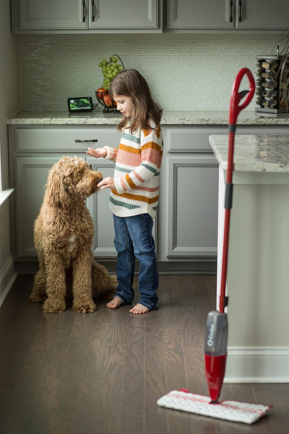 O-Cedar ProMist MAX Microfiber Spray Mop with 4 Refills O581