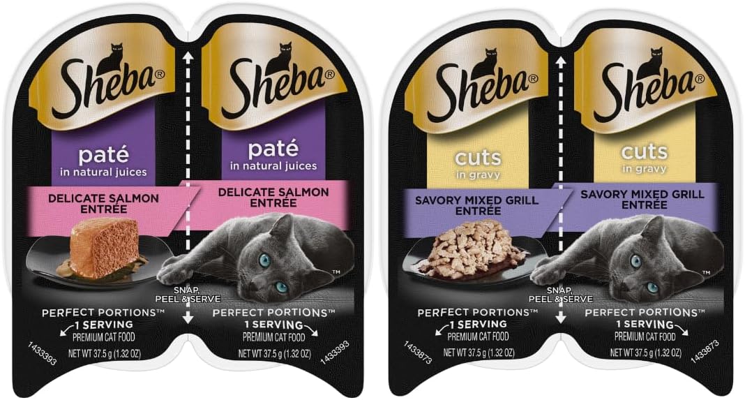 LarasBundle Sheba Cat Food Wet Variety Pack, 24 Servings I205941
