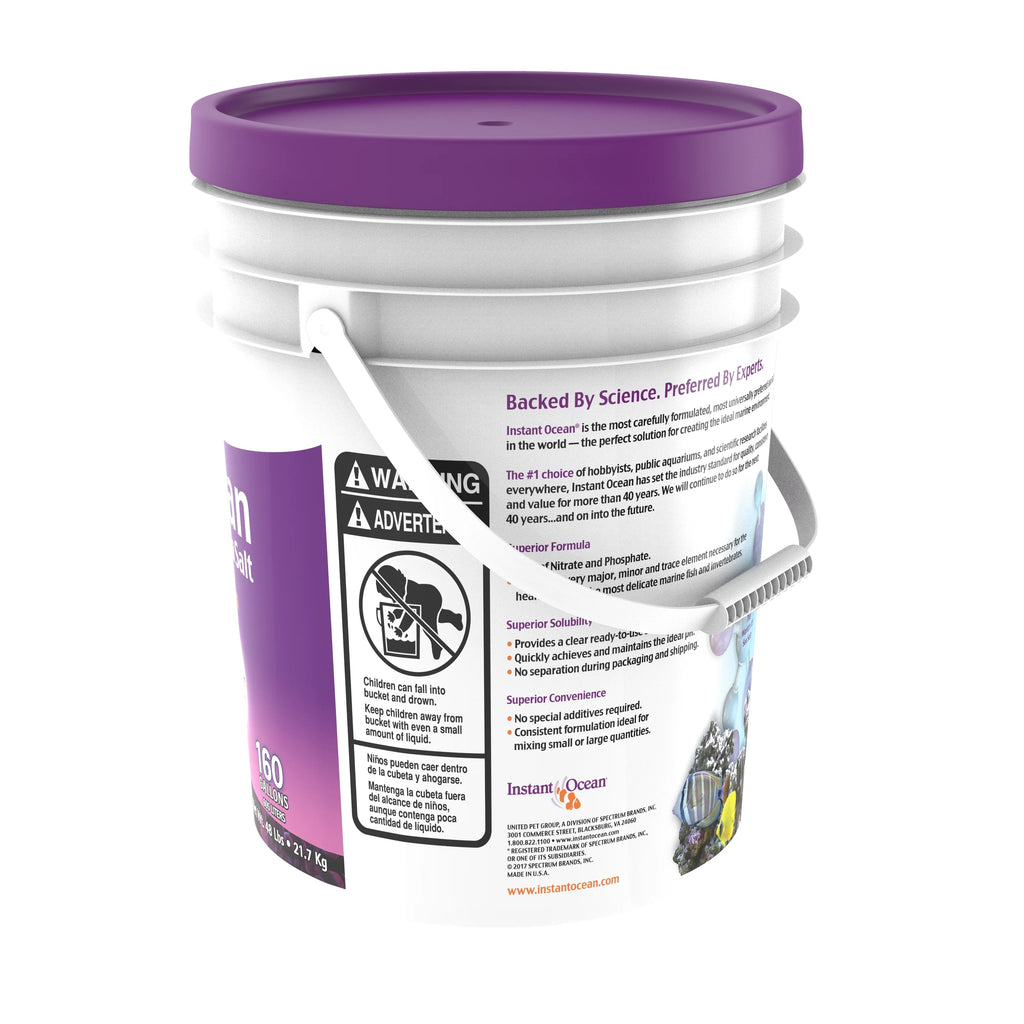 Instant Ocean Sea Salt for Marine Aquariums, 160 gal O143