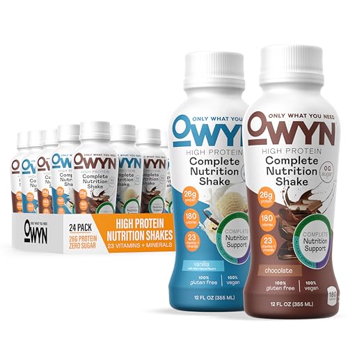 OWYN Protein Shake, Vanilla, 12 Fl Oz (12 Pack) N251134