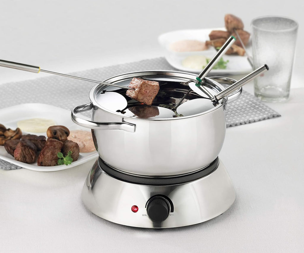 Trudeau Alto 3-in-1 Electric Fondue Set, 81 oz, Silver F5924
