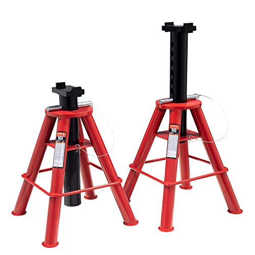 Sunex 1410 10-Ton Pin Type Jack Stands, Pair R896444