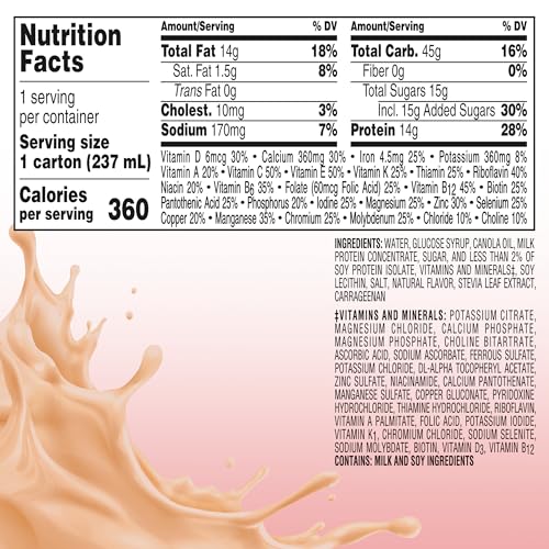 BOOST Plus Nutritional Drink, Rich Chocolate, 8 fl oz, 24 Pack N58514