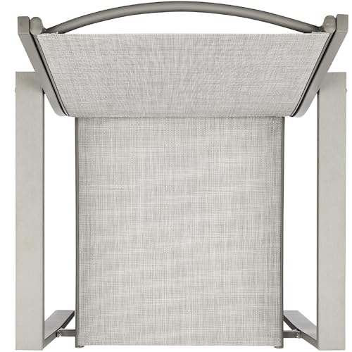 Best Choice Products 4-Piece Textilene Patio Conversation Set with Steel Frame, Taupe/Charcoal T8603