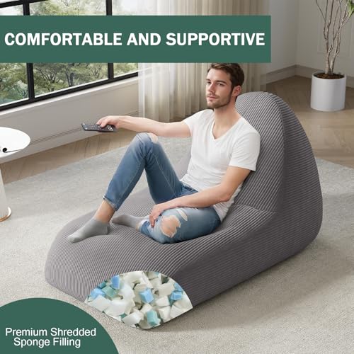 COMAX Unicorn Bean Bag Chair for Kids with Filler, Pink H562644