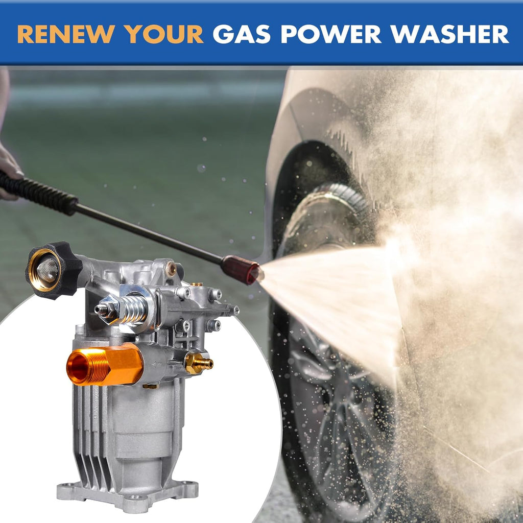 3/4" Shaft Horizontal Pressure Washer Pump 3100 PSI 2.5 GPM K626691