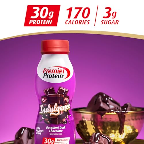 Premier Protein Indulgence Protein Shake, Salted Caramel Truffle, 30g Protein, 11.5 fl oz, Pack of 12 I908221
