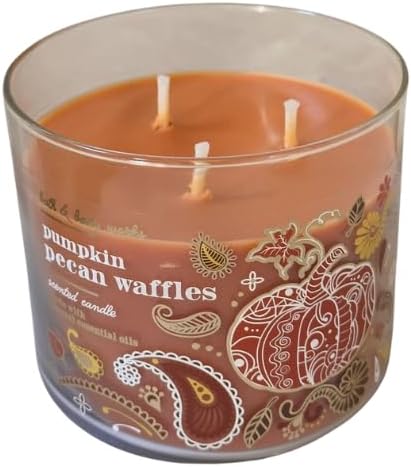 Pumpkin Pecan Waffles 3-Wick Candle 14.5 oz D584209
