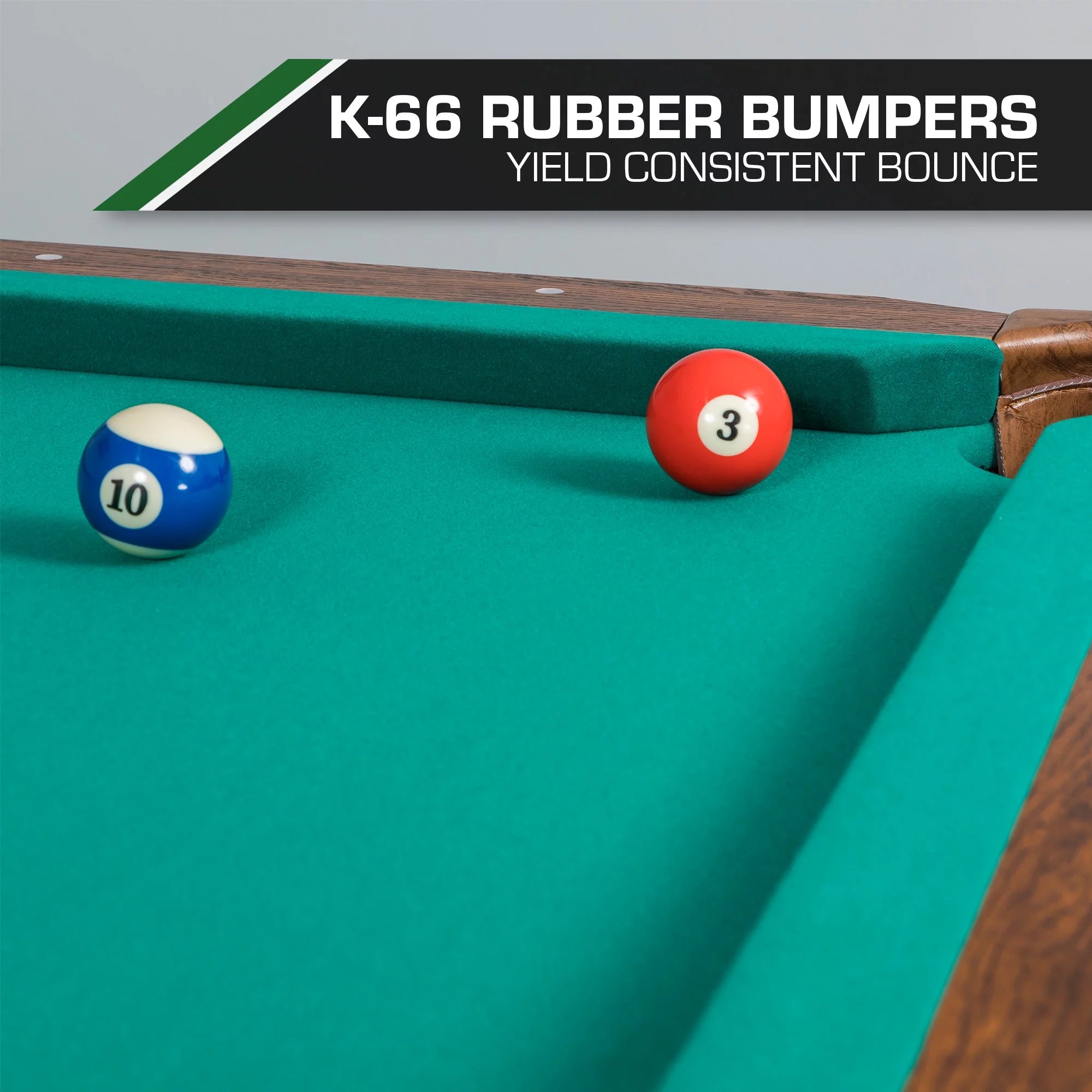 Classic Sports Brighton 87" Billiard Pool Table in Green E773477