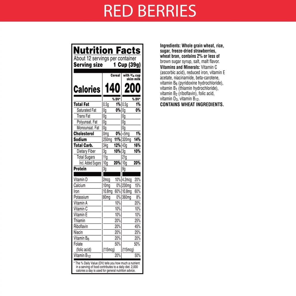 Kellogg's Special K Red Berries Cereal, 24 Pack I63302