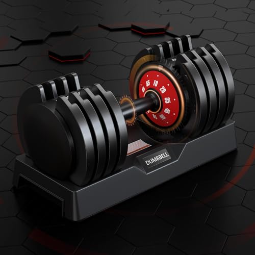 SogesPower Adjustable Dumbbells 5LB to 110LB with Anti-Slip Metal Handle for Home Gym S1488