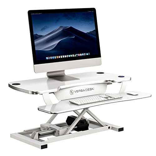 VERSADESK PowerPro™ 36 Inch Electric Standing Desk Converter, Black H627