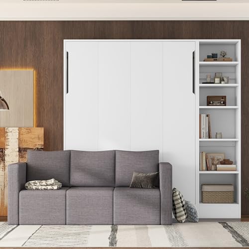 Ball & Cast Murphy Bed Queen Size with Cushion, White B692