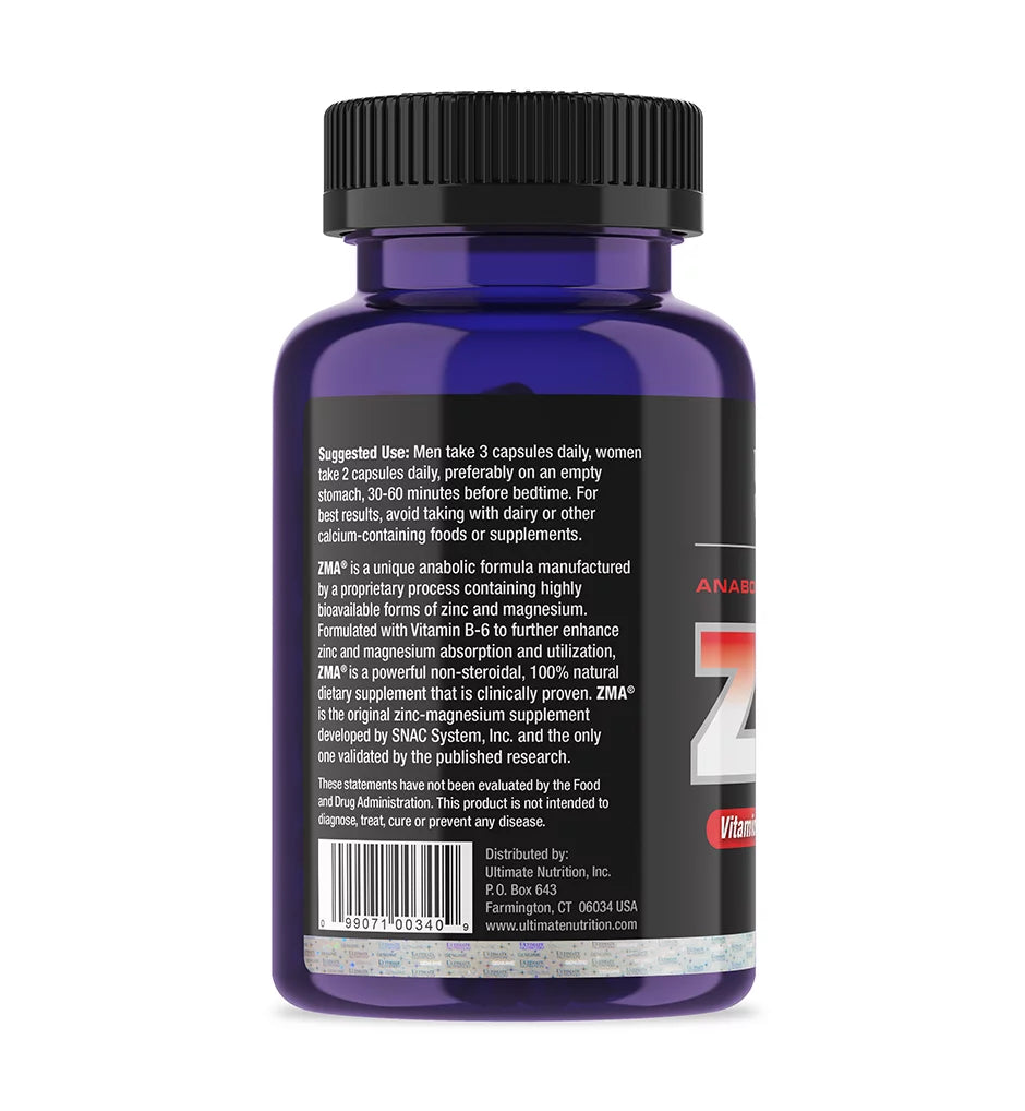 Ultimate Nutrition ZMA Vitamin & Mineral, 90 Capsules B318505