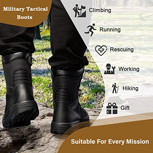 Men's Military Tactical Boots with Zipper Z45530