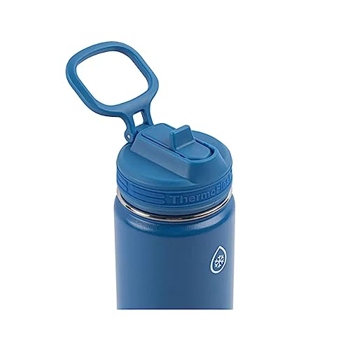 Thermoflask 16 oz Stainless Steel Bottles, 2-Pack (White/Blue) V359
