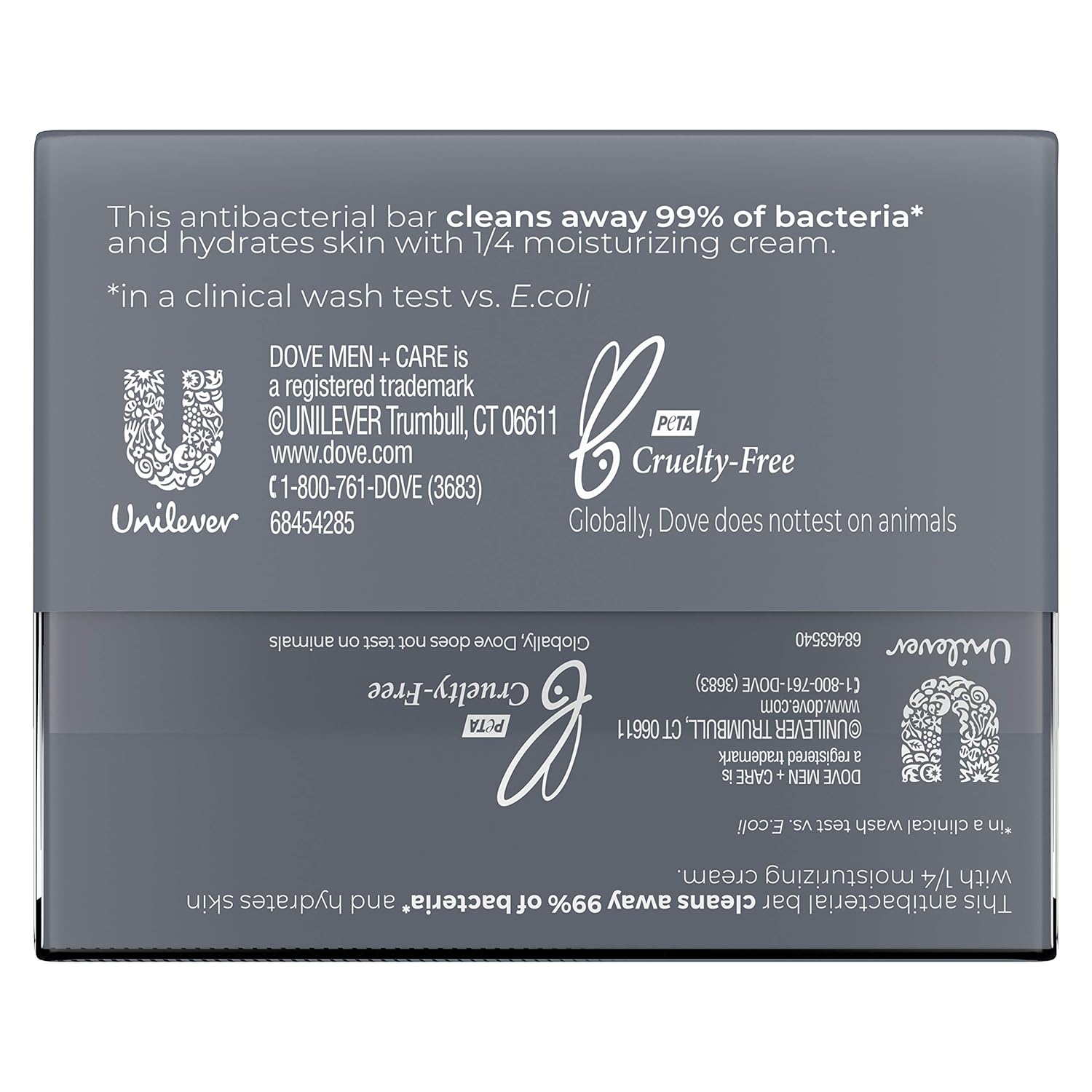 Dove Men+Care Soap Bar for Smooth and Hydrated Skin, 3.75 oz, 2 Count D2193