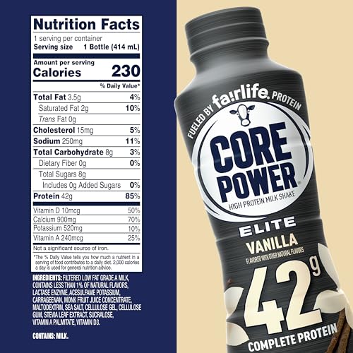 Core Power Elite High Protein Shake Vanilla 14oz 12 Pack V6905