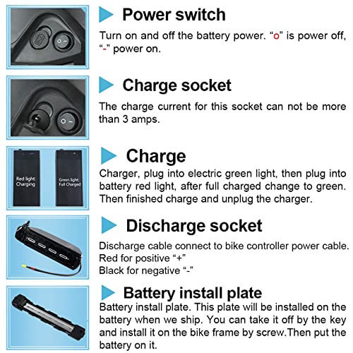 21700 Cell Ebike Battery 52V 19.2AH Electric Bicycle Replacement Lithium Batteries Hailong with Charger and USB Port Y769974