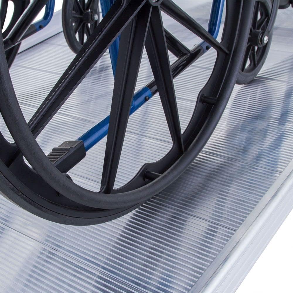 Aluminum Wheelchair Access Ramp 4ft - Silver Spring U2773