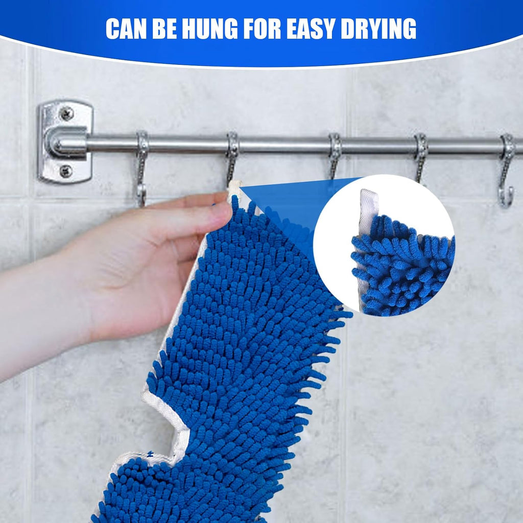 2 Pack Microfiber Mop Refills Compatible with O-Cedar Dual-Action Flip Mop D4314