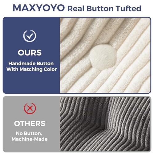 MAXYOYO Folding Sofa Bed L-Shaped Convertible Sleeper Couch with Pillow, Dark Grey X9070