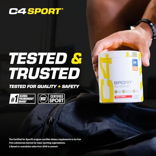 Cellucor C4 Sport Pre Workout Powder Watermelon, NSF Certified for Sport, 30 Servings P484457