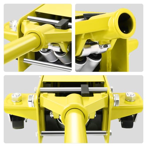 DNA MOTORING Floor Jack 3 Ton Low Profile Heavy Duty Hydraulic Car Jack, Black T11604
