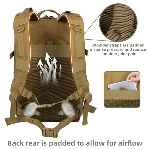 Military Tactical Backpack 45L Molle Assault Pack S1276