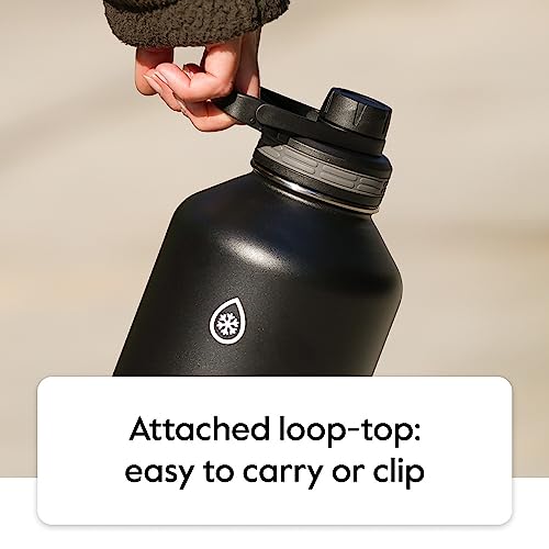 ThermoFlask 40 oz Insulated Stainless Steel Water Bottle 2-Pack, Gray/Pine Z607121