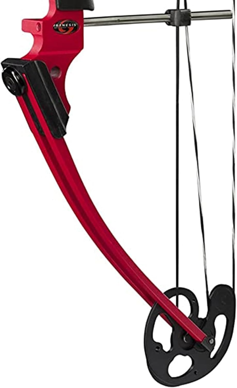 Genesis Archery Compound Bow Adjustable Draw Length 15-30in Draw Weight 10-20lbs Right-Handed Red 2 Pack G8178