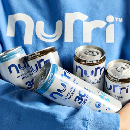 Nurri Ultra Filtered Milk Shake Vanilla, 11 fl oz, 12 Cans P71053